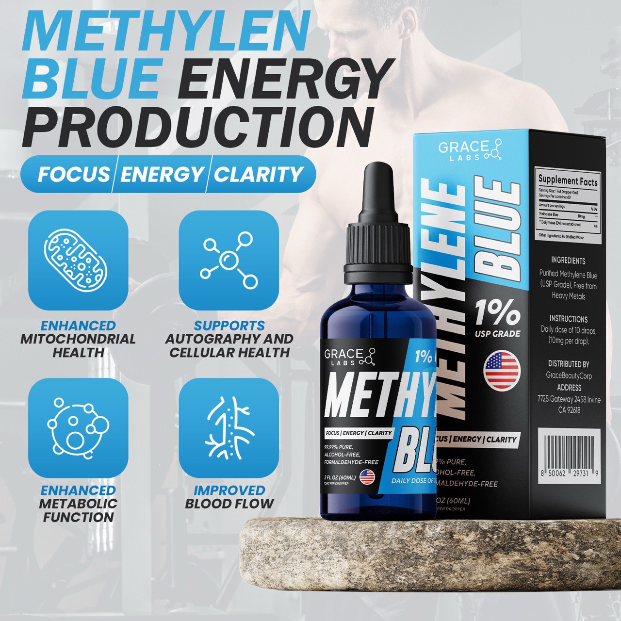 Methylene Blue 1% USP Grade